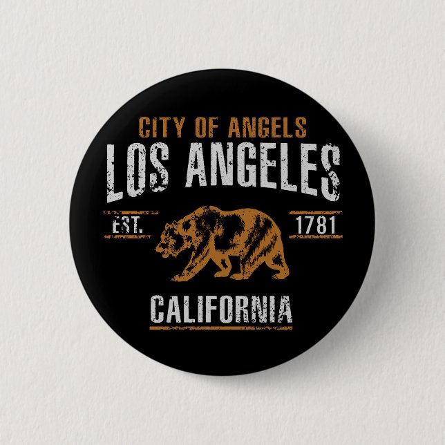 Los Angeles Pinback Button (Front)