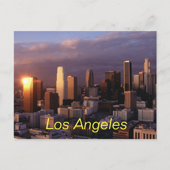 Los Angeles postcard | Zazzle.com