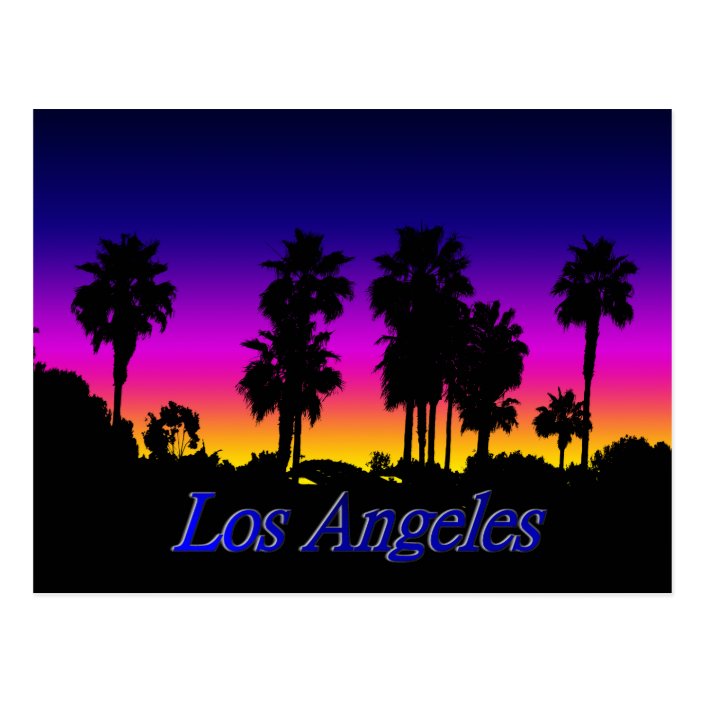 Los Angeles Postcard | Zazzle.com