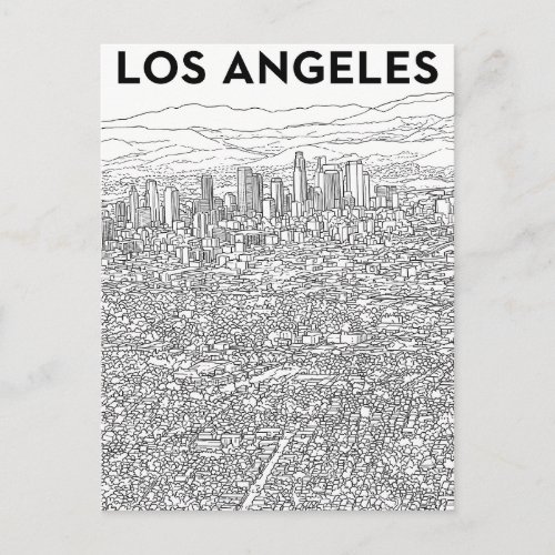 Los Angeles  Postcard