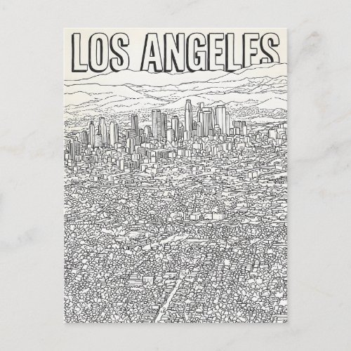 Los Angeles  Postcard