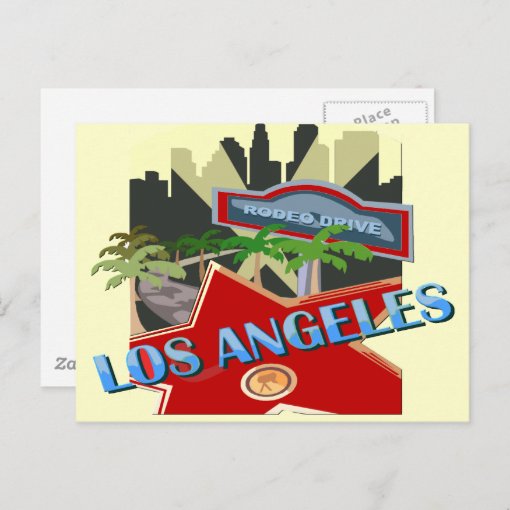 Los Angeles Postcard Zazzle