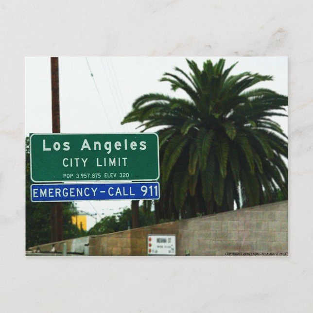 Los Angeles Postcard (Front)