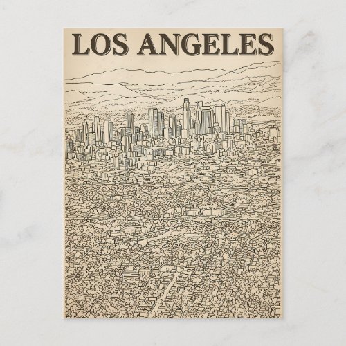 Los Angeles  Postcard