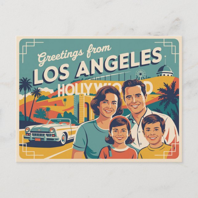 Los Angeles Postcard (Front)