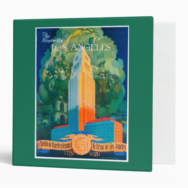 Los Angeles Promotional Poster 3 Ring Binder (Front/Inside)
