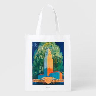 Los Angeles Promotional Poster Grocery Bag