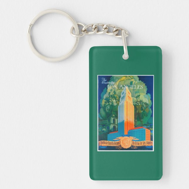 Los Angeles Promotional Poster Keychain (Front)