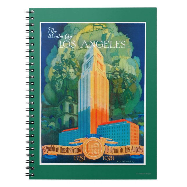 Los Angeles Promotional Poster Notebook (Front)