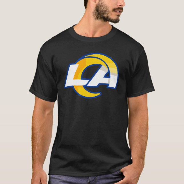 los angeles rams football logo T-Shirt (Front)
