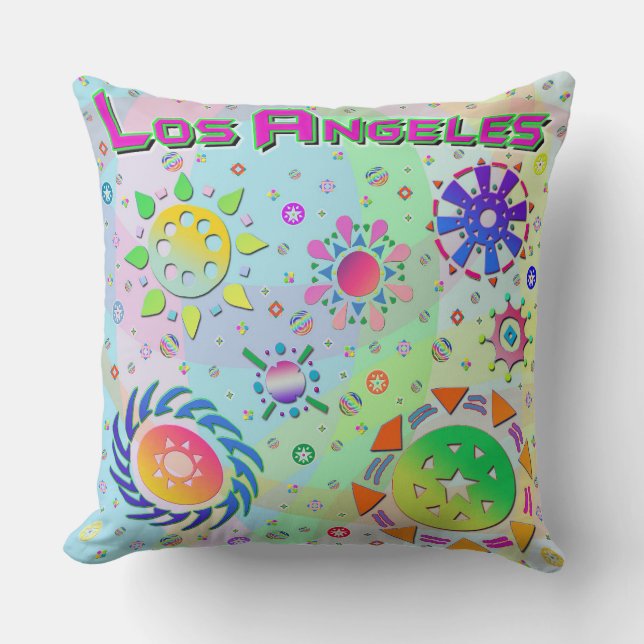 Los Angeles Seven Suns & Energy Pillow (Front)