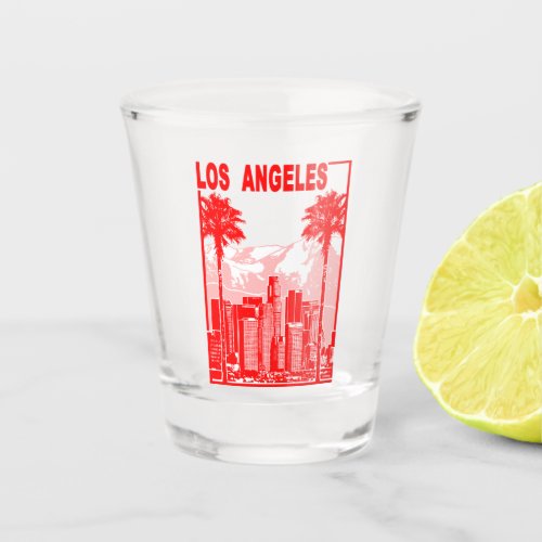 Los Angeles Shot Glass