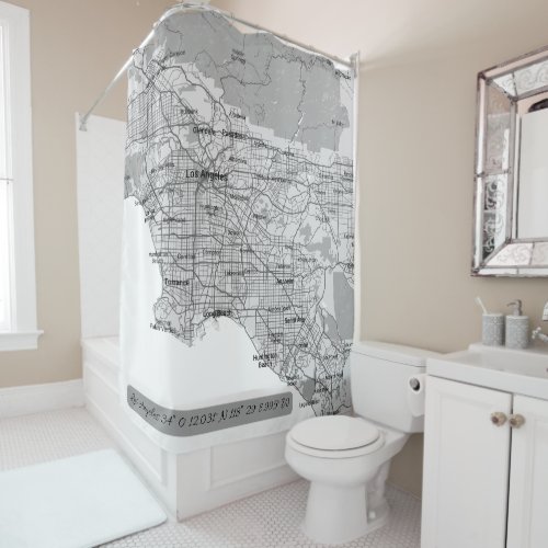 Los Angeles Shower Curtain