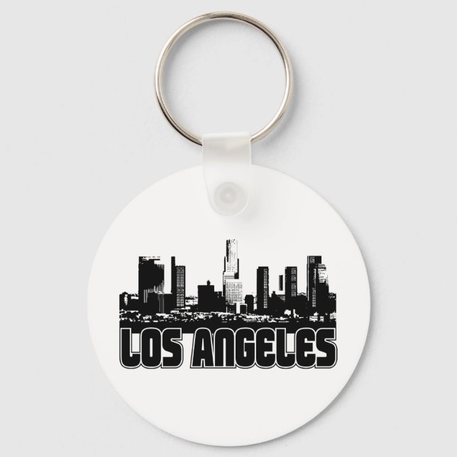 Los Angeles Skyline Keychain (Front)