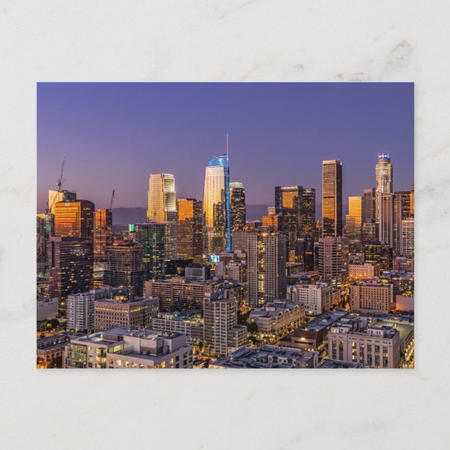 Los Angeles Skyline Postcard (Front)