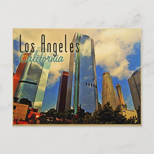 Los Angeles Skyline Postcard