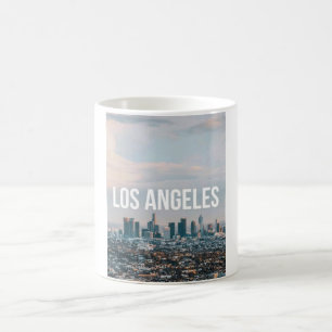 Los Angeles Skyline Retro City Aesthetic Travel  Color Morph Mug
