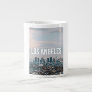 Los Angeles Skyline Retro City Aesthetic Travel  Giant Coffee Mug
