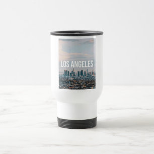 Los Angeles Skyline Retro City Aesthetic Travel  Mug