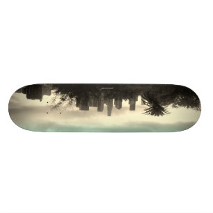 Los Angeles skyline skateboard Deck