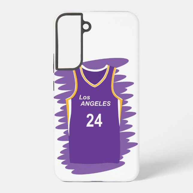  Los Angeles Sparks uniform number 24 Samsung Galaxy Case (Back)