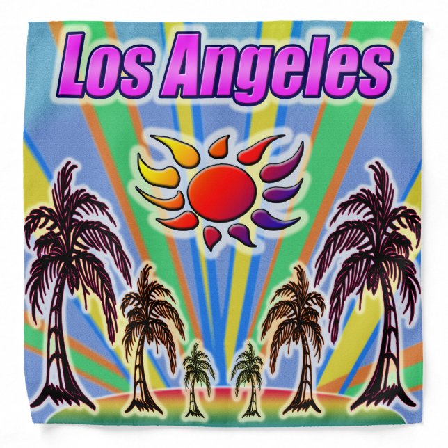 Los Angeles Summer Love Bandana (Front)
