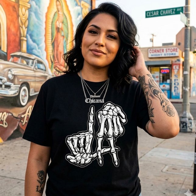 Los Angeles tee personalized with Last Name (Los Angeles tee personalized with Last Name)