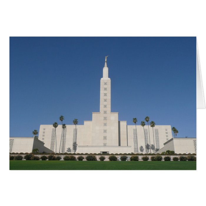 LOS ANGELES TEMPLE CARD