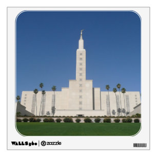 LOS ANGELES TEMPLE WALL ART DECAL