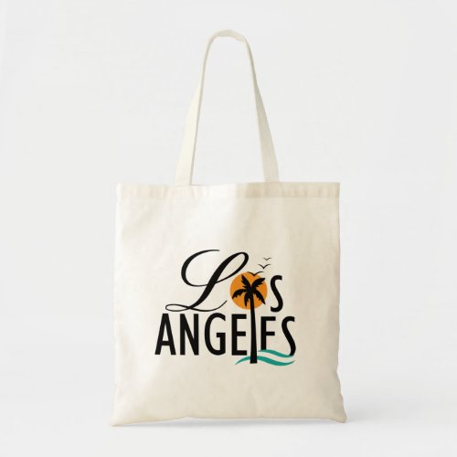 Los Angeles text design Souvenir Tote Bag