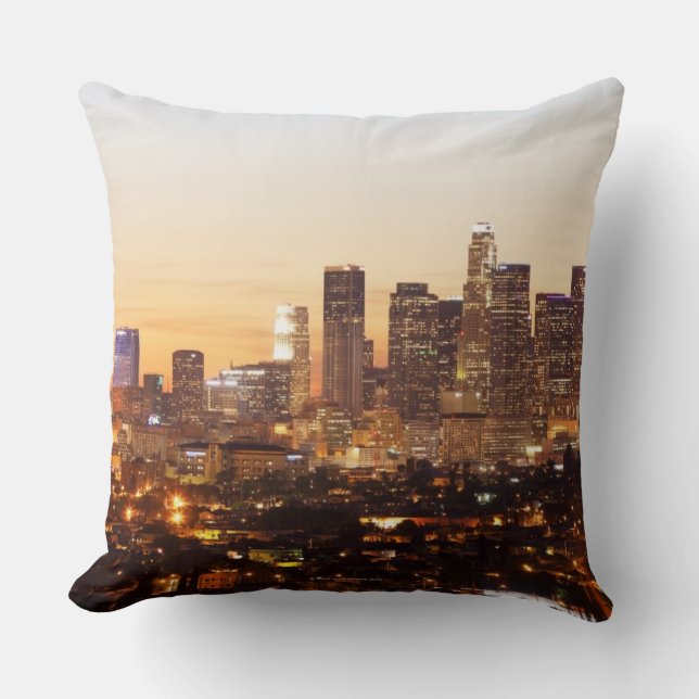 Los Angeles Throw Pillow (Front)