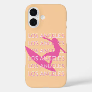 Los Angeles Travel Art, California, Beach Lovers iPhone 16 Case