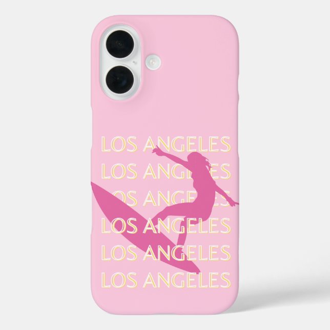Los Angeles Travel Art, California, Travel Art Case-Mate iPhone Case (Back)