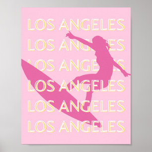 Los Angeles Travel Art, California, Travel Art Poster