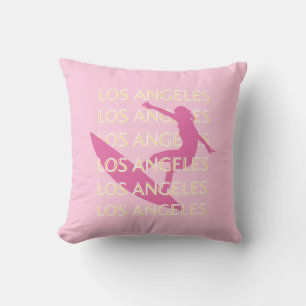 Los Angeles Travel Art, California, Travel Art Throw Pillow