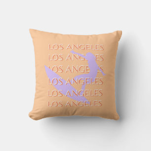 Los Angeles Travel Art, California, Travel Art Throw Pillow