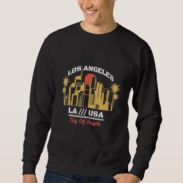 Los Angeles Vacation Holiday USA Sweatshirt (Front)