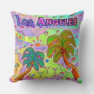 Los Angeles Vacation Target Pillow