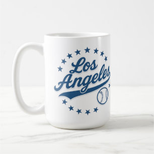 Los Angeles Vintage Baseball Logo Design – Classic Coffee Mug