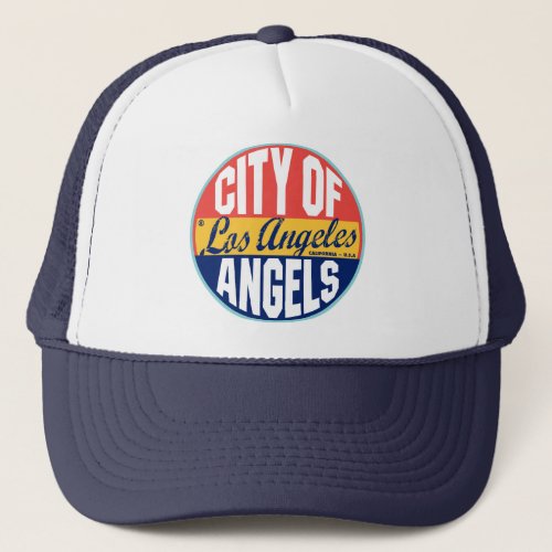 Los Angeles Vintage Label Trucker Hat