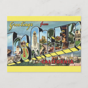 Los Angeles Vintage Postcard