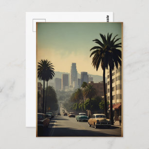 Los Angeles vintage poster Postcard