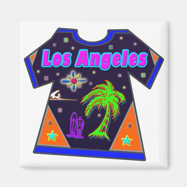 "Los Angeles Vivid 2" Magnet (Front)