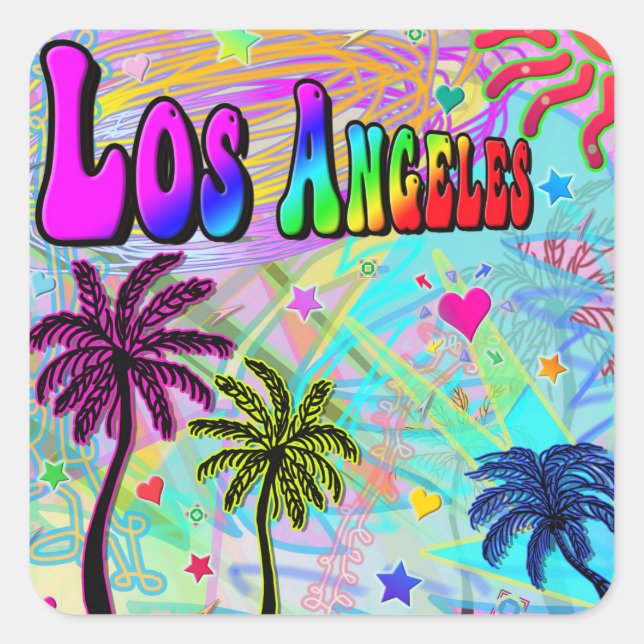 Los Angeles Vivid Romance Sticker (Front)