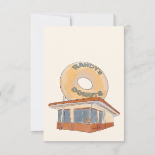Los Angeles Watercolor greeting card