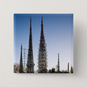 Los Angeles Watts Towers Button