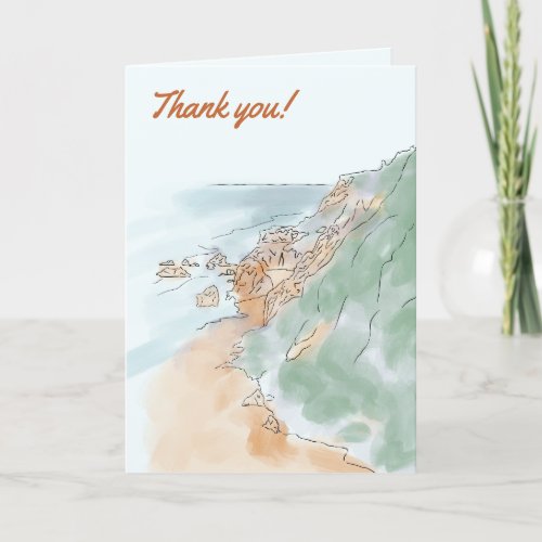 Los Angeles Wedding Thank You Cards 