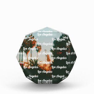 Los Angeles, West Hollywood Travel Souvenir Acrylic Award