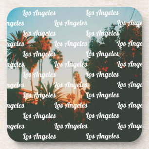 Los Angeles, West Hollywood Travel Souvenir Beverage Coaster