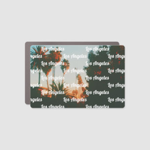 Los Angeles, West Hollywood Travel Souvenir Car Magnet